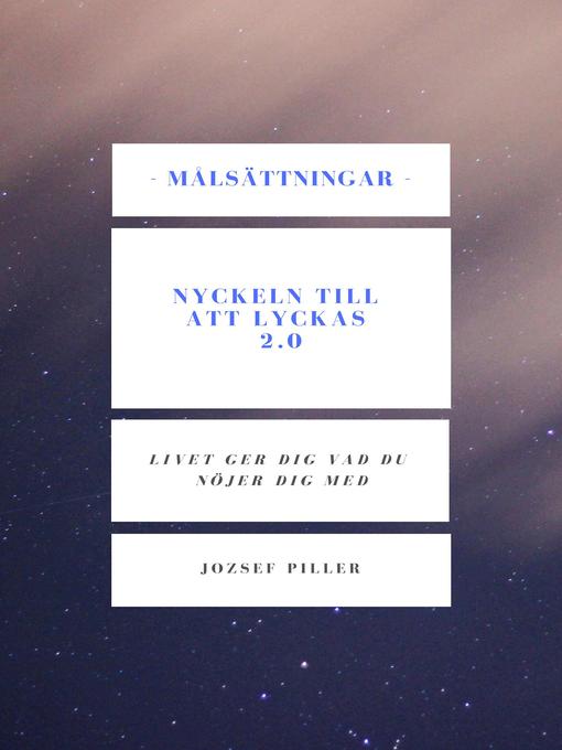 Title details for Målsättningar by Jozsef Piller - Available